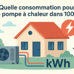 Quelle consommation pour une pompe à chaleur dans 100m² ?
