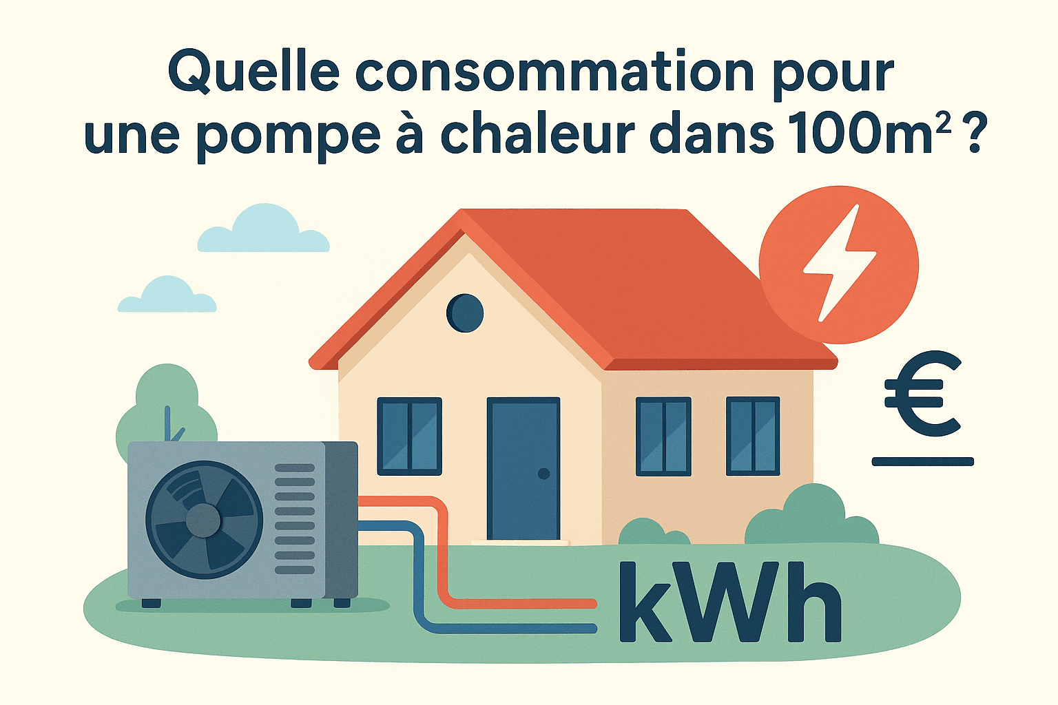 Lire la suite à propos de l’article Quelle consommation pour une pompe à chaleur dans 100m² ?